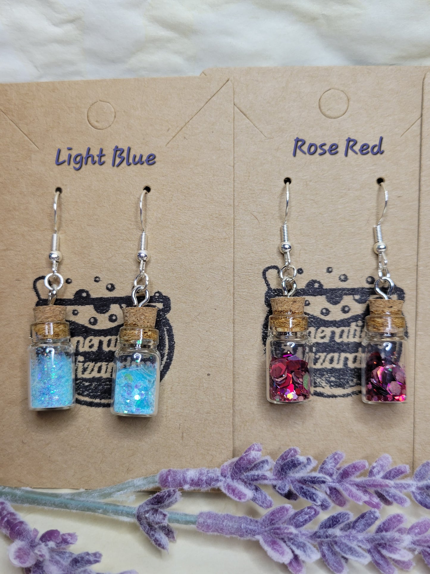 Hypoallergenic Holographic Magic Vial Earrings