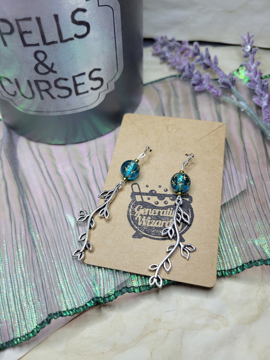 Green Witch Earrings