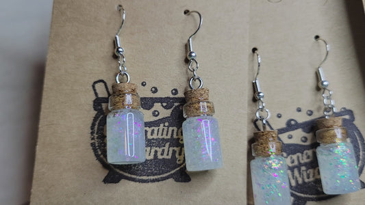 Hypoallergenic Aurora Magic Vial Earrings